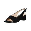 Riemchensandale HÖGL "Högl Sandalen Leder", Damen, Gr. 40, schwarz, Leder, casual, Schuhe