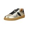 Sneaker TAMARIS "Tamaris Sneaker Leder/Synthetik", Damen, Gr. 41, gold (hellgold), Leder, Synthetik, casual, Schuhe