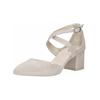 Pumps NERO GIARDINI "Nero Giardini Pumps Veloursleder", Damen, Gr. 39, beige, Veloursleder, elegant, Schuhe