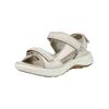 Riemchensandale LEGERO "Legero Sandalen Nappaleder", Damen, Gr. 40, beige, Nappaleder, casual, Schuhe