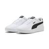 Sneaker PUMA "COURT CLASSIC CLEAN JR", Gr. 37,5, schwarz-weiß (puma weiß, puma schwarz), Synthetik, sportlich, Schuhe
