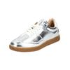 Sneaker STEVE MADDEN "STEVE MADDEN Sneaker Lederimitat", Damen, Gr. 38, silber, Lederimitat, casual, Schuhe