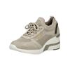 Sneaker MUSTANG SHOES "Mustang Shoes Sneaker Textil", Damen, Gr. 41, beige, Textil, casual, Schuhe