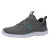 Sneaker KANGAROOS "K-RF ALEA", Gr. 38, grau (steel grau, ocean), Textil, Synthetik, sportlich, Schuhe