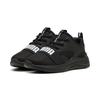 Sneaker PUMA "SOFT WIRED 2 PS", Gr. 34, schwarz-weiß (puma schwarz, puma weiß), Textil, sportlich, Schuhe