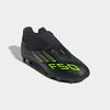 Fußballschuh ADIDAS PERFORMANCE "F50 CLUB KLETTVERSCHLUSS KUNSTRASEN NEUERER GENERATION, HART- UND ASCH", Gr. 38, schwarz (core schwarz, iron metallic, lucid lemon), Synthetik, sportlich, Schuhe, geeignet für Rasen- und Kunstrasenplätze