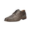 Schnürschuh BULLBOXER "Bullboxer Businessschuhe Leder", Herren, Gr. 42, grau (taupe), Leder, elegant, Schuhe