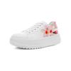 Plateausneaker ARA "Ara Sneaker Lederimitat", Damen, Gr. 39, weiß, Lederimitat, casual, Schuhe
