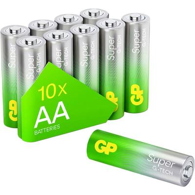Gp Super Mignon (AA)-Batterie Alkali-Mangan 1.5 v 10 St. Image