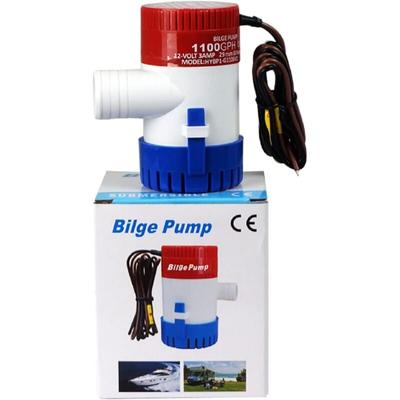 Ersandy - 1100GPH 12V elektrische Marine-Bilgenpumpe für nicht automatisches Tauchboot, Wohnmobil, Image