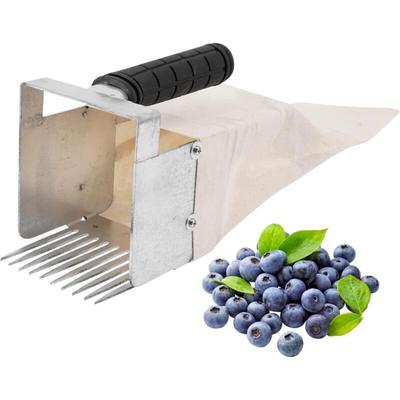 Beerenpflücker, ergonomischer Blaubeerpflücker aus Metall mit Kamm, Beerenpflücker, 13 Zähne, Image