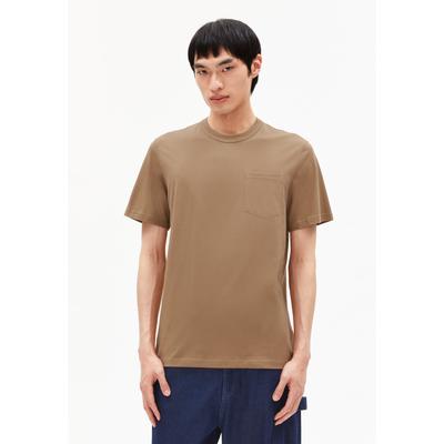 MAARKOS POCKET - Männer Relaxed Fit T-Shirt - braun (Größe: S) Image