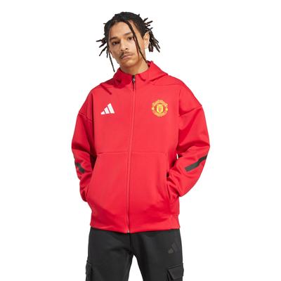 Manchester United adidas Hymnenjacke – Rot Image