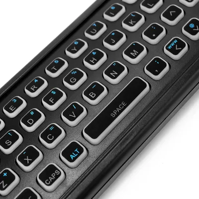 N89R Air Mouse für Android TV Box, Mini Wireless Keyboard Air Remote Mouse Control mit RGB-Hintergrundbeleuchtung MX3 Pro IR Learning