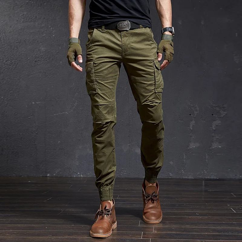 Mode Hohe Qualität Dünne Camouflage Casual Tactical Cargo Hosen Männlichen Streetwear Harajuku Jogger Männer Kleidung Camo Hosen