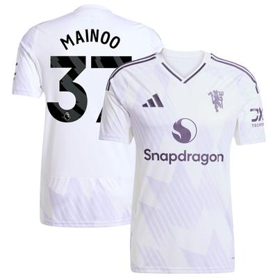 Manchester United adidas Auswärtstrikot 2025-26 mit Aufdruck Mainoo 37 Image