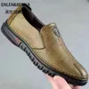 Herrenschuhe zum Hineinschlüpfen, weiche Slipper, rutschfest, atmungsaktiv, zum Fahren, flache Schuhe, Frühling, Wandern, Büro, Arbeitsschuhe, Mokassin Homme