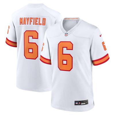 Tampa Bay Buccaneers '76 Nike Game Ausweichtrikot - Weiß - Baker Mayfield - Herren Image