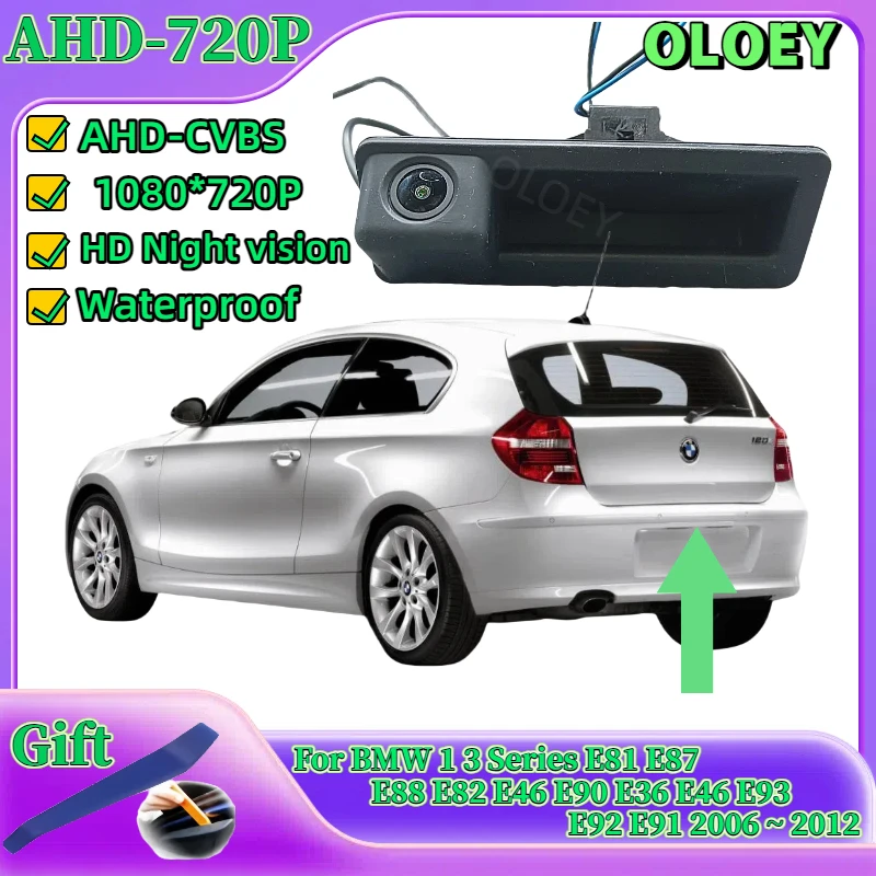 HD-Rückfahrkamera für BMW 1 3er E81 E87 E88 E82 E46 E90 E36 E46 E93 E92 E91 2006 ~ 2012 Backup-Parken-Rückfahrkamera Image