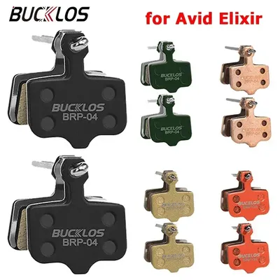 BUCKLOS 1/2Pair Bicycle Disc Brake Pad for AVID Elixir 1 3 5 7 9 R ER MTB Brake Pad for SRAM DB1/DB3/DB5 Bike Road Disk Pads