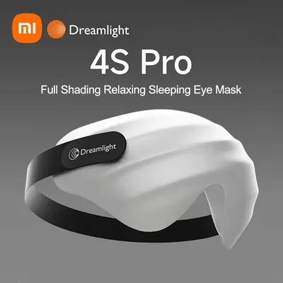 Dreamlight 4S Pro Generation Full Shading Relaxing Eye Mask Sleeping Mask Block Out Light for Sleep Aid Soft Pure Silk Eye Mask
