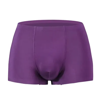 Herren-Slips, Herren-Boxershorts, Modal, nahtlos, Hodensackunterstützung, Sport, atmungsaktiv, antibakteriell, Boxershorts in Übergröße Image