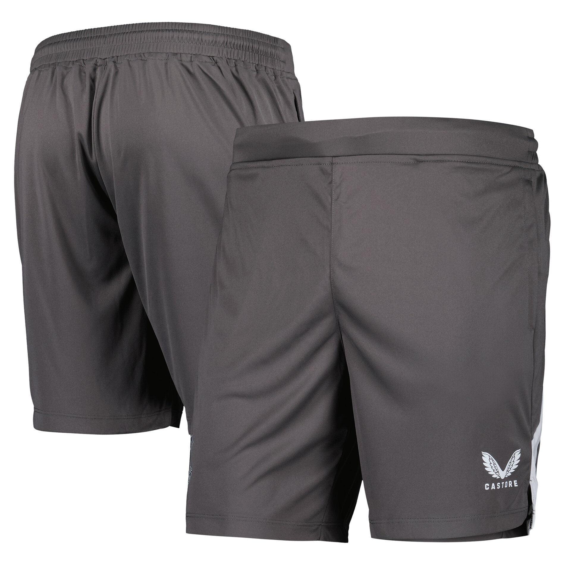 Everton Castore Spieler Reißverschluss Trainingsshorts - Grau - Kinder Image