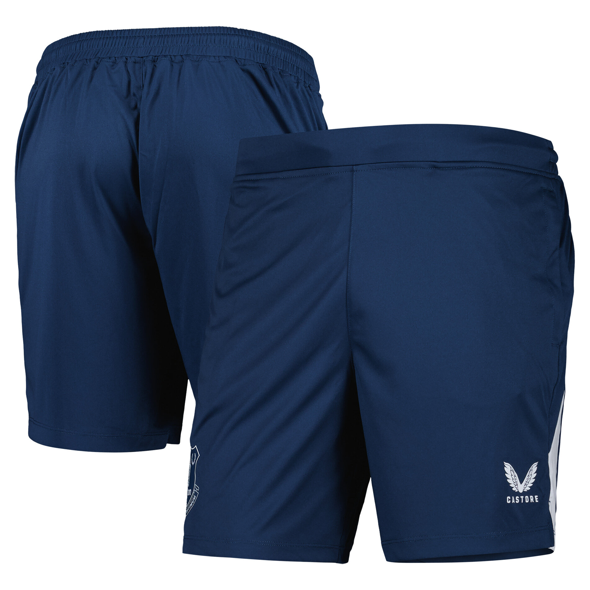 Everton Castore Trainer Reißverschluss Trainingsshorts - Marineblau Image