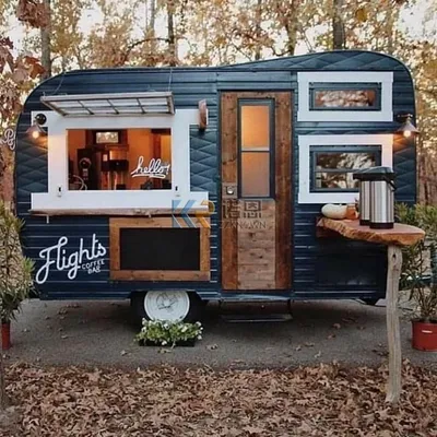 Custom Made Large Mobile Food Trucks Catering Trailer For Sale