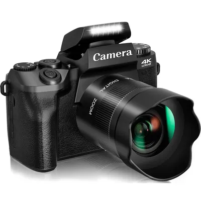 2025 16X Zoom 64MP DSLR HD WIFI Cameras 4.0 Touchscreen 4K Digital for Tiktok Photography Video Live Streaming Vlogging