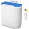 VCJ Portable Washing Machine, Twin Tub Washing Machine Laundry Compact Washer spinner Combo with 14lbs capacity