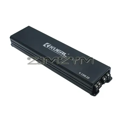 Car Power Amplifier Single Channel Max 1500W Audio Speaker Amplifier In Car Sub Woofer Bass Horn
