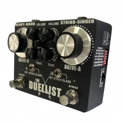 XIAO Guitar Pedal, New Version King Tone Duellist OVERDRIVE Distortion Effect Pedal,Classic Effect Pedal,Black, True Bypass