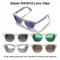 Hibloks For Ray-Ban Meta Skyler RW4010 Glasses Clip Polarized Colorful Shade Sunglasses lenses Anti-Glare VR Glasses Accessory