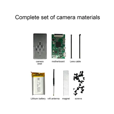 Wifi monitoring 200 megapixel CCTV motherboard with microphone 1080P 185mm length module fixed focal length 24-pin DVP MIP I int