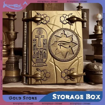 Book of The Dead Ancient Egypt Key of Hamunaptra The Halloween Easter Gift Resin Crafts Ornaments Storage Box Home Decorations