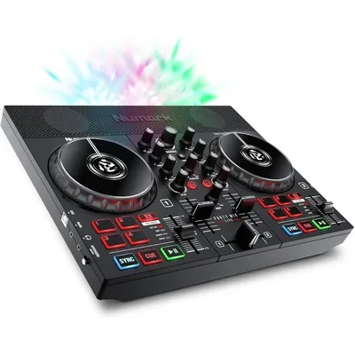 Party Mix Live - DJ Controller with Built in Speakers, Party Lights and DJ Mixer