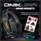 ONIKUMA Wired Over-Ear Headphones - Lightweight, Foldable, Portable, Stereo Bass, Crystal Clear Microphone, Compatible with Smar