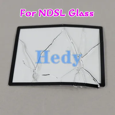 2PCS Top Upper LCD Screen Cover Frame Glass Mirror Cover Screen For DS Lite For NDSL Game Console Glass Lens