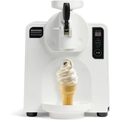 HOME.Easy-Dispensing Soft Serve Ice Cream & Frozen Dessert Machine, Makes 1 Quart of Ice Cream, Milkshakes, Frozen Yogurt