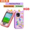 New Smart Phone Kids Toys Unicorn Mini Smart Phone Toy 20 Games Dual Camera Music Player 8G SD Card Boys Girls Birthday Gifts