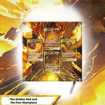 Classics Pokemon Display Stand Magikarp Giratina Palkia Dialga Ex Acrylic Card Brick Photo Frame Ptcg Gift Toy Not Include Card