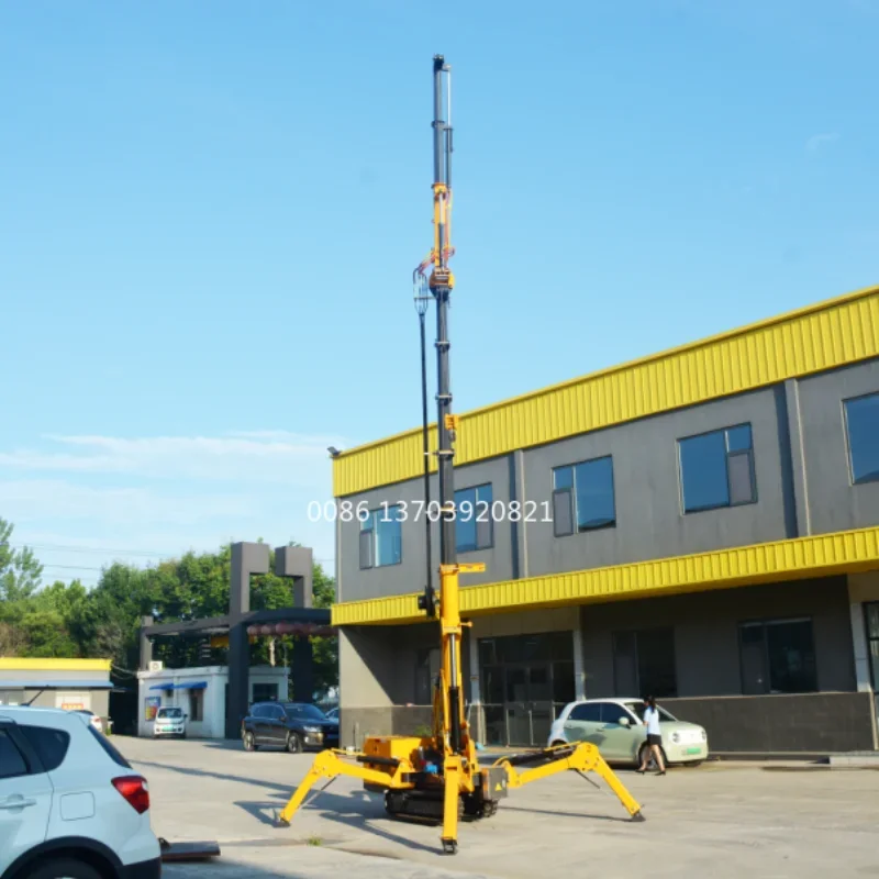 High Quality China Factory Supply Mini Self-Propelled Electric 1.2Ton Spider Crane