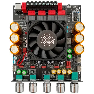 ZK-APTX3 Bt Amplifier Board 2.1 Channel 300W+300W+600W Amplifier Chip Tpa3255 Subwoofer Theater Audio Stereo Equalizer Amp