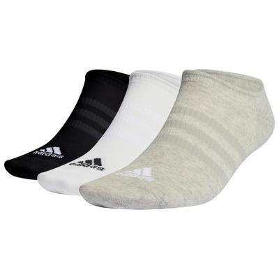adidas - Thin&Light Sportswear No Show Socks 3-Pack - Multifunktionssocken Unisex L | EU 43-45 grau Image