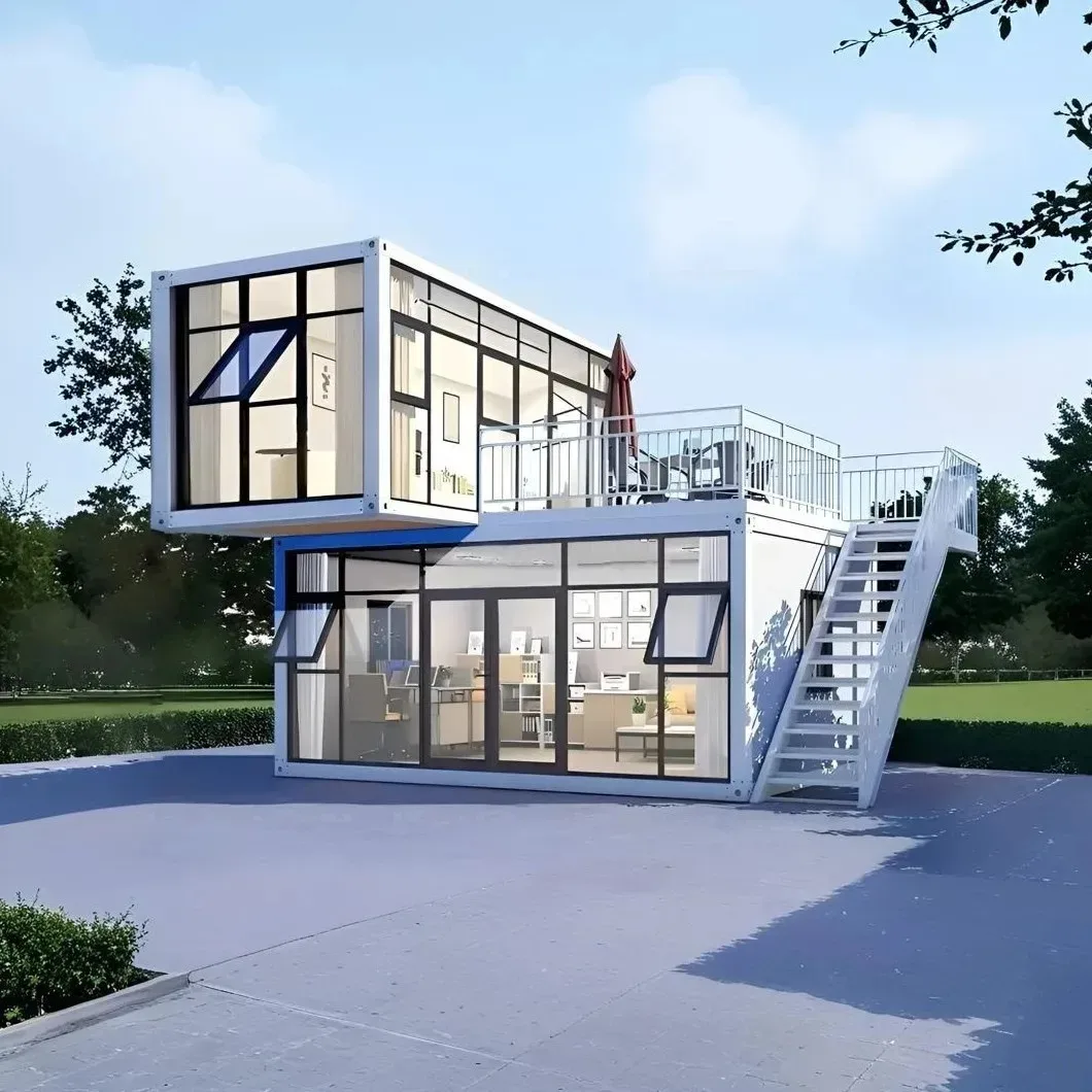 New Modular 5-Bedroom Foldable House | 40ft Prefab Steel Home Custom Layouts Rapid Deployment