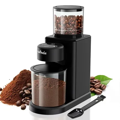 Electric Conical Burr Coffee Grinder Touchscreen Adjustable coffee Bean Grinder with 25 Grind Settings for Espresso Dirp French