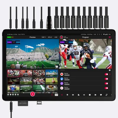 YoloLiv YoloBox Extreme, All-in-one 4K Live Video Streaming Equipment with 8 HDMI Inputs, Switcher Monitor Encoder Recorder