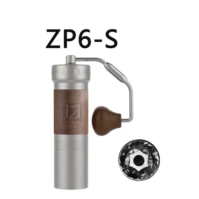 1Zpresso ZP6 S Manual Coffee Grinder Portable Mill 48mm Stainless Steel Burr