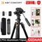 K&F Concept 196cm Camera Tripod 3-Way Head Aluminum Lightweight Video Tripod for DSLR & Smartphone Cell Phone Holder O234A5+BV01